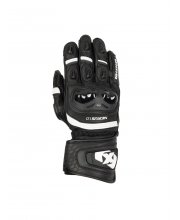 Black/White Oxford Nexus Motorcycle Gloves at JTS Biker Clothing